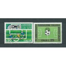 Italia - Correo 1973 Yvert 1137/8 ** Mnh Fútbol