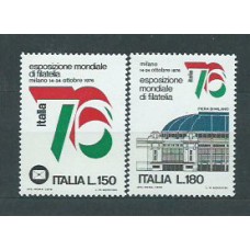 Italia - Correo 1976 Yvert 1255/6 ** Mnh Exposición Filatelica