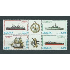 Italia - Correo 1978 Yvert 1341/4 ** Mnh Barcos