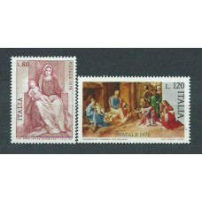 Italia - Correo 1978 Yvert 1362/3 ** Mnh Navidad