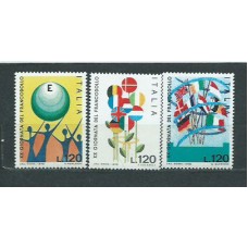 Italia - Correo 1978 Yvert 1364/6 ** Mnh Dia del Sello