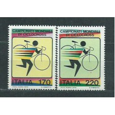 Italia - Correo 1979 Yvert 1375/6 ** Mnh Deportes Ciclismo