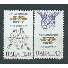 Italia - Correo 1979 Yvert 1394/5 ** Mnh Deportes