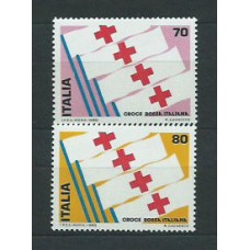 Italia - Correo 1980 Yvert 1423/4 ** Mnh Cruz Roja