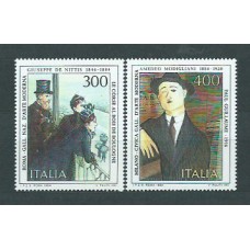 Italia - Correo 1984 Yvert 1601/2 ** Mnh Pinturas