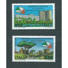 Italia - Correo 1984 Yvert 1615/6 ** Mnh Exposición Filatelica