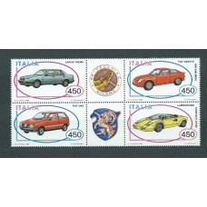 Italia - Correo 1985 Yvert 1644/7 ** Mnh Coches