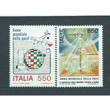 Italia - Correo 1986 Yvert 1730/1 ** Mnh Avión