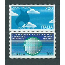 Italia - Correo 1987 Yvert 1735/6 ** Mnh