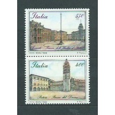 Italia - Correo 1988 Yvert 1787/8 ** Mnh Plazas de Ciudades