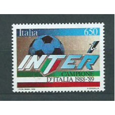 Italia - Correo 1989 Yvert 1823 ** Mnh Fútbol