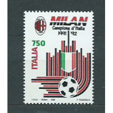Italia - Correo 1992 Yvert 1949 ** Mnh Fútbol