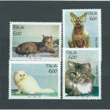 Italia - Correo 1993 Yvert 2004/7 ** Mnh Fauna Gatos