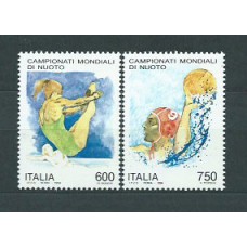 Italia - Correo 1994 Yvert 2061/2 ** Mnh Deportes Natación