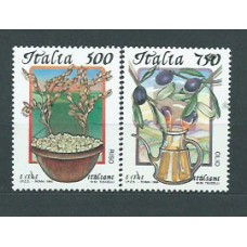 Italia - Correo 1995 Yvert 2093/4 ** Mnh Gastronomia