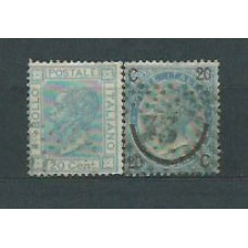 Italia - Correo 1865 Yvert 22a/3a usado