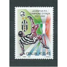 Italia - Correo 2002 Yvert 2578 ** Mnh Fútbol