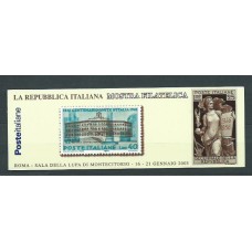 Italia - Correo 2003 Yvert 2621 Carnet ** Mnh Exposición Filatelica