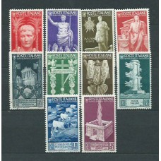 Italia - Correo 1937 Yvert 396/405 ** Mnh