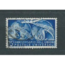 Italia - Correo 1949 Yvert 538 usado UPU