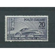 Italia - Correo 1950 Yvert 555 * Mh Coche