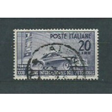 Italia - Correo 1950 Yvert 555 usado Coche