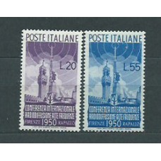 Italia - Correo 1950 Yvert 561/2 ** Mnh