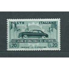 Italia - Correo 1951 Yvert 593 * Mh Coche
