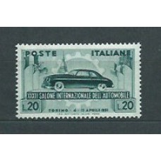 Italia - Correo 1951 Yvert 593 * Mh Coche