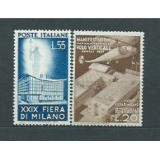 Italia - Correo 1951 Yvert 595/6 * Mh