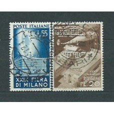 Italia - Correo 1951 Yvert 595/6 usado