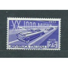 Italia - Correo 1953 Yvert 645 * Mh Coche