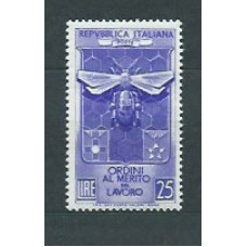 Italia - Correo 1953 Yvert 646 * Mh Fauna Insecto