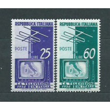 Italia - Correo 1954 Yvert 672/3 * Mh