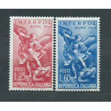 Italia - Correo 1954 Yvert 681/2 * Mh