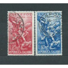 Italia - Correo 1954 Yvert 681/2 usado