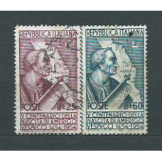 Italia - Correo 1954 Yvert 686/7 * Mh Personaje