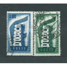 Italia - Correo 1957 Yvert 731/2 usado Europa