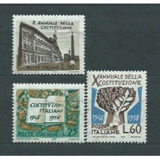 Italia - Correo 1958 Yvert 756/8 ** Mnh