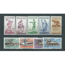 Italia - Correo 1960 Yvert 812/20 * Mh Juegos Olimpicos de Roma