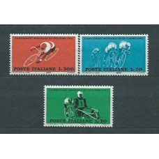 Italia - Correo 1962 Yvert 868/70 ** Mnh Deportes Ciclismo