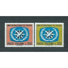 Italia - Correo 1967 Yvert 985/6 ** Mnh Turismo