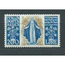 Italia - Aereo Yvert 130 ** Mnh Religión