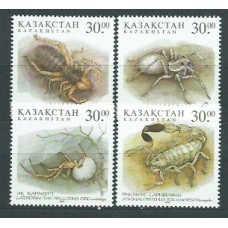 Kazakhstan - Correo Yvert 162/5 ** Mnh Fauna Arañas y Escorpión