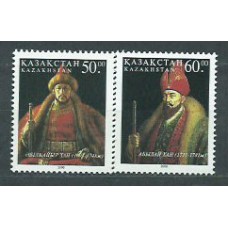 Kazakhstan - Correo Yvert 267/8 ** Mnh Personajes