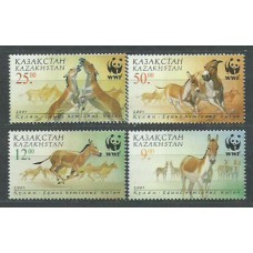 Kazakhstan - Correo Yvert 289/92 ** Mnh Fauna WWF