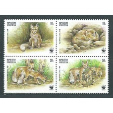 Kyrgyzstan - Correo Yvert 135/8 ** Mnh Fauna WWF