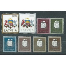 Letonia - Correo 1991 Yvert 269/76 ** Mnh Escudos