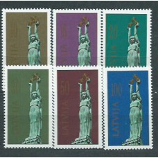 Letonia - Correo 1991 Yvert 277/82 ** Mnh Monumentos