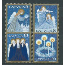 Letonia - Correo 1994 Yvert 341/4 ** Mnh Navidad